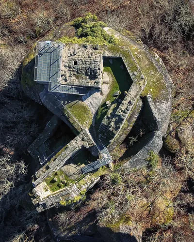 Castelo de Aguiar — vista aérea